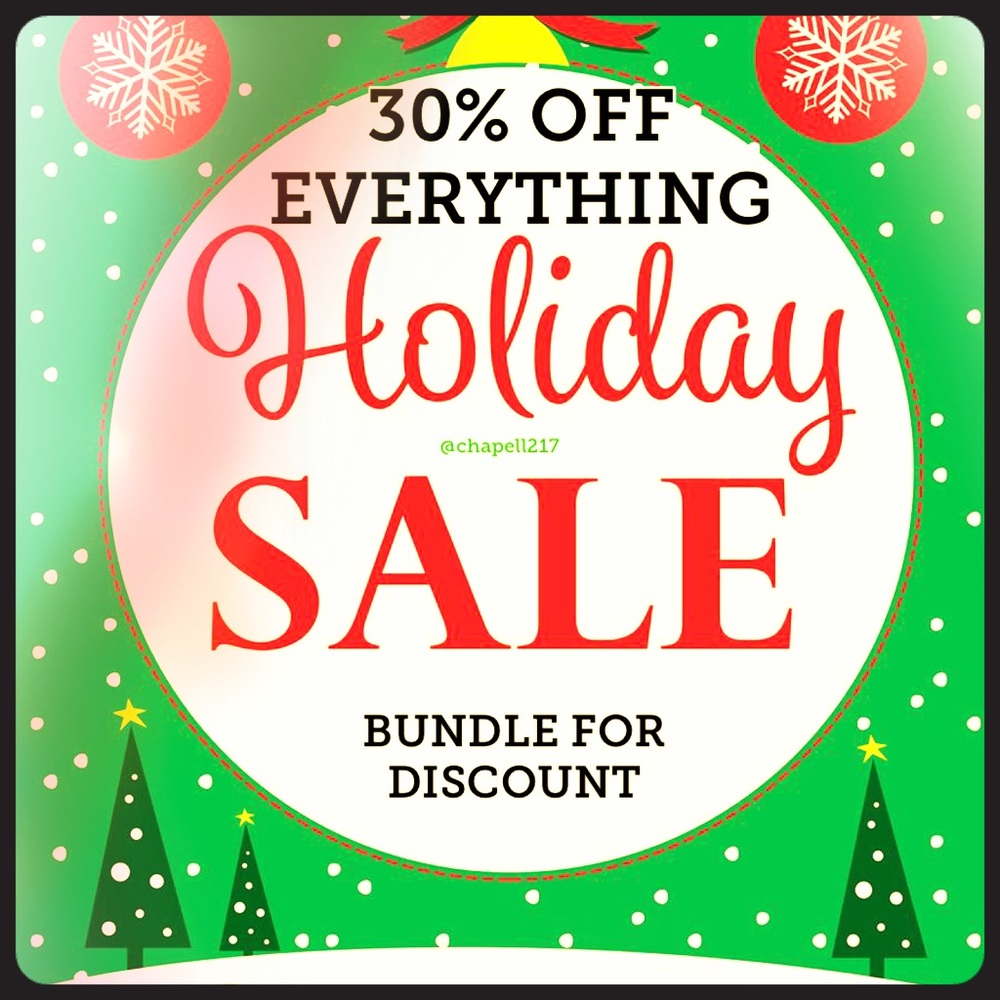🎄30% OFF EVERYTHING HOLIDAY SALE🎄